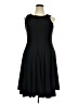 Forever Solid Black Cocktail Dress Size 2X - photo 1