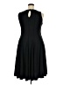 Forever Solid Black Cocktail Dress Size 2X - photo 2