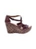Born 100% Leather Burgundy Wedges Size EU 39 - photo 1