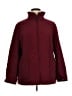 Gallery 100% Polyester Solid Burgundy Coat Size 1X - photo 1