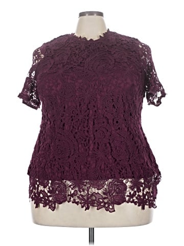 BLOOMCHIC Short Sleeve Blouse (view 1)