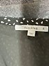 Fun2Fun 100% Polyester Polka Dots Black Short Sleeve Blouse Size XL - photo 7