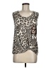 7th Ray Animal Print Silver Sleeveless T-Shirt Size M - photo 1