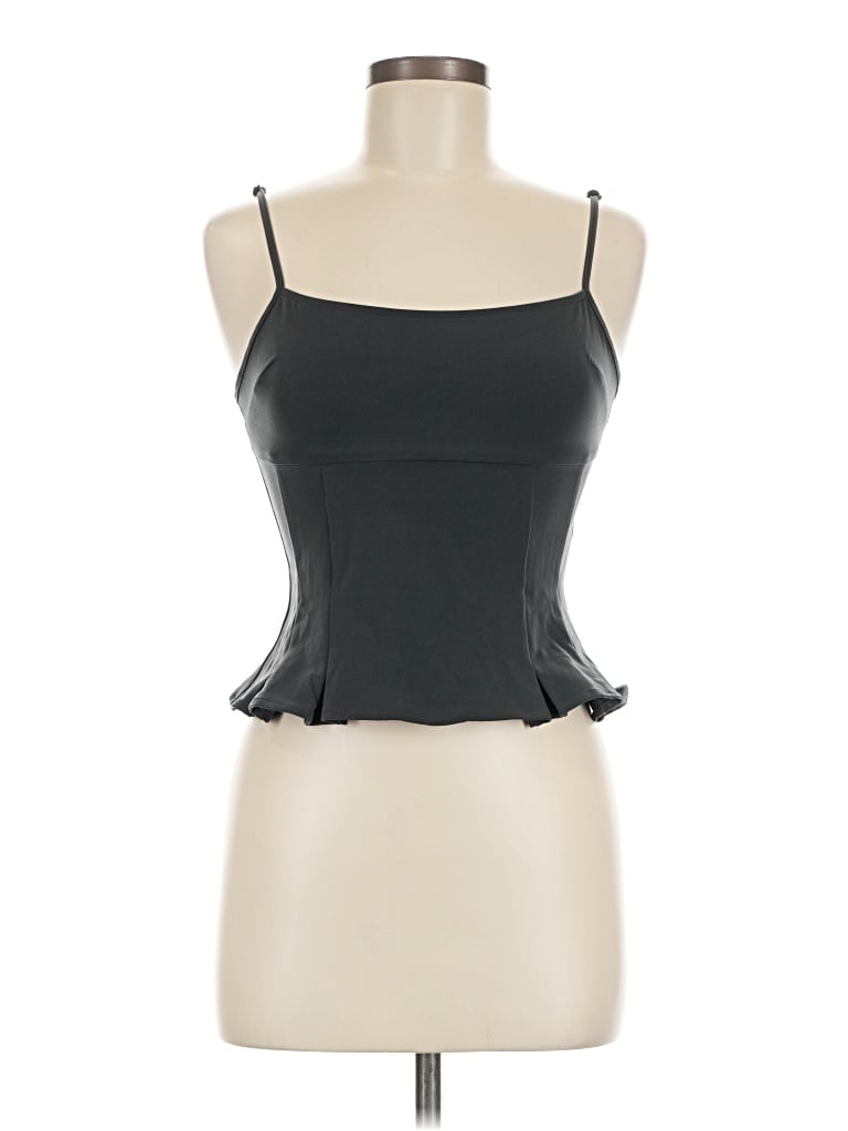 Pre-owned Kimchi Blue Sleeveless Top Black Sweetheart Neckline Tops