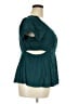 Torrid Teal Short Sleeve Blouse Size 2X Plus (2) - photo 4