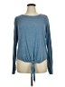 Max Studio Blue Long Sleeve Top Size XL - photo 1