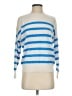 Madewell 100% Cashmere Stripes Blue Cashmere Pullover Sweater Size XXS - photo 1