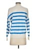 Madewell 100% Cashmere Stripes Blue Cashmere Pullover Sweater Size XXS - photo 2