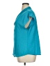 Van Heusen 100% Polyester Teal Short Sleeve Blouse Size XL - photo 5