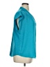 Van Heusen 100% Polyester Teal Short Sleeve Blouse Size XL - photo 4