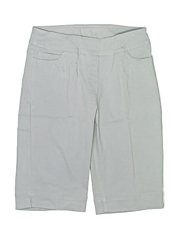 Slim-Sation by Multiples Khaki Shorts (view 1)