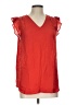 GB 100% Polyester Red Sleeveless Blouse Size L - photo 1