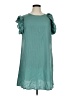 ChicMe 100% Polyester Solid Teal Casual Dress Size 1X - photo 1