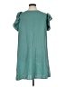 ChicMe 100% Polyester Solid Teal Casual Dress Size 1X - photo 2