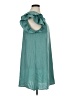 ChicMe 100% Polyester Solid Teal Casual Dress Size 1X - photo 4
