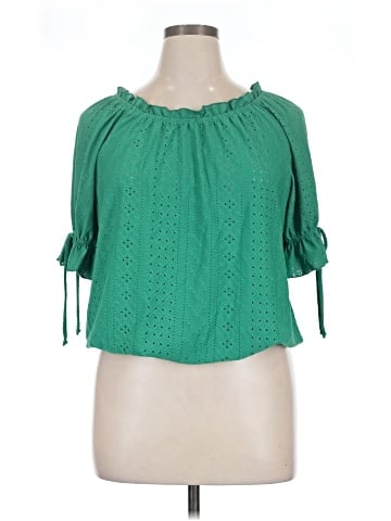 Perseption Concept 3/4 Sleeve Blouse (view 1)