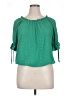 Perseption Concept Green 3/4 Sleeve Blouse Size XL - photo 1