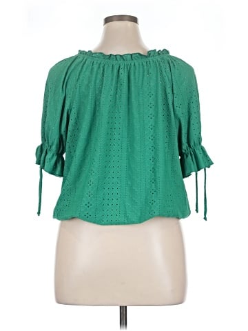 Perseption Concept 3/4 Sleeve Blouse (view 2)