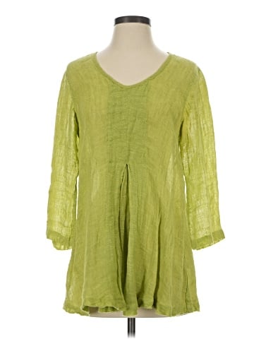 Flax 3/4 Sleeve T-Shirt (view 1)