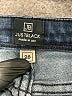 Just Black Chevron-herringbone Blue Jeans Size 28 waist - photo 4