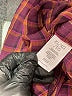 CAbi 100% Polyester Plaid Burgundy Long Sleeve Blouse Size XL - photo 8