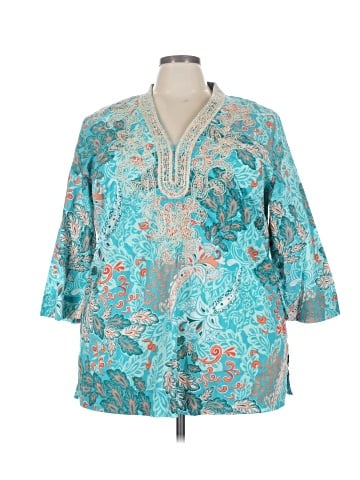 Charter Club 3/4 Sleeve Blouse (view 1)
