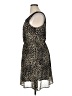 Speed Control 100% Polyester Animal Print Black Cocktail Dress Size XL - photo 5