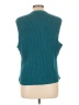 Koret Teal Sleeveless Button-Down Shirt Size L - photo 2
