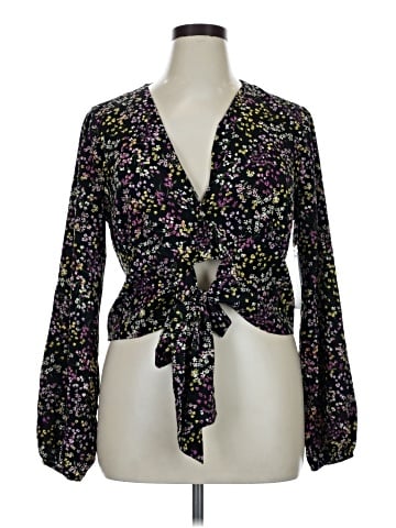 Just Fab Long Sleeve Blouse (view 1)