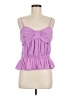 Steve Madden 100% Polyester Purple Sleeveless Blouse Size M - photo 1