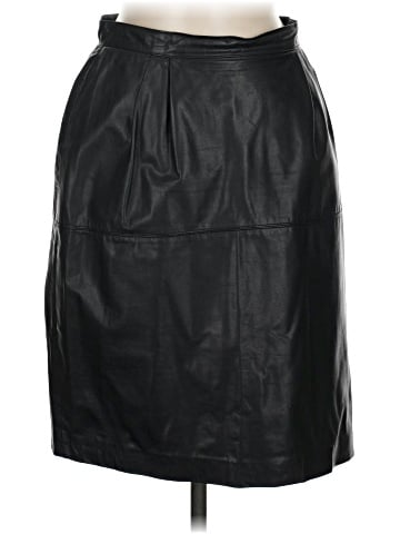 Teri Jon by Rickie Freeman Faux Leather Skirt (view 1)