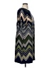 Studio One Chevron-herringbone Blue Casual Dress Size 1X - photo 4
