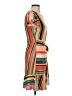 ECI Stripes Orange Casual Dress Size XS - photo 4
