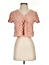 Pink Rose 100% Rayon Pink Short Sleeve Blouse Size S - photo 1