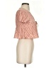 Pink Rose 100% Rayon Pink Short Sleeve Blouse Size S - photo 4