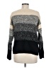 Double Zero Color Block Black Pullover Sweater Size M - photo 2