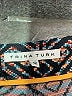 Trina Turk 100% Polyester Chevron-herringbone Blue Shorts Size 12 - photo 3