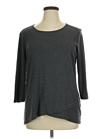 Karen Scott 3/4 Sleeve T-Shirt (view 1)