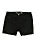 Seven7 Solid Black Denim Shorts Size 8 - photo 1