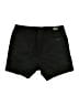 Seven7 Solid Black Denim Shorts Size 8 - photo 2