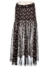 Express Print Black Casual Skirt Size M - photo 1