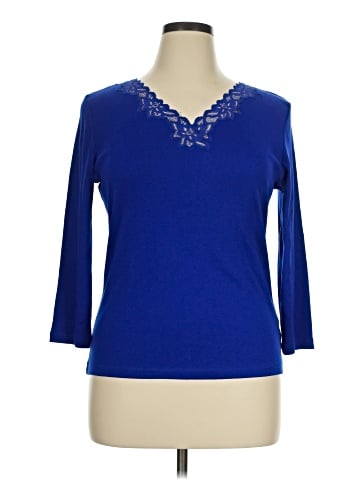 Jones New York Signature 3/4 Sleeve T-Shirt (view 1)