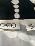 Cato Black Short Sleeve Blouse Size M - photo 7