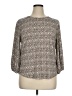 Adrianna Papell Gray 3/4 Sleeve Blouse Size XL - photo 1