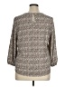 Adrianna Papell Gray 3/4 Sleeve Blouse Size XL - photo 2