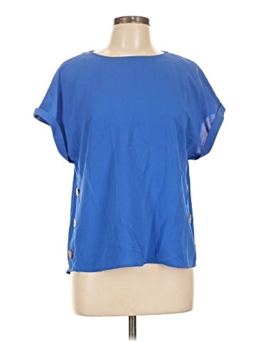 Jones New York Short Sleeve Blouse (view 1)