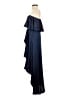 Alexis 100% Silk Solid Blue Cocktail Dress Size XS - photo 5