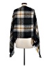 Just Be... 100% Polyester Plaid Gray Poncho One size (estimated) - photo 2