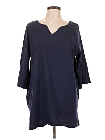 Woman Within 3/4 Sleeve T-Shirt (view 1)