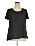 Double Take Black Short Sleeve Top Size 3X - photo 1